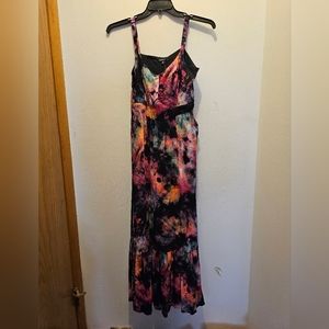 NWT Torrid multi colored maxi dress Size 0